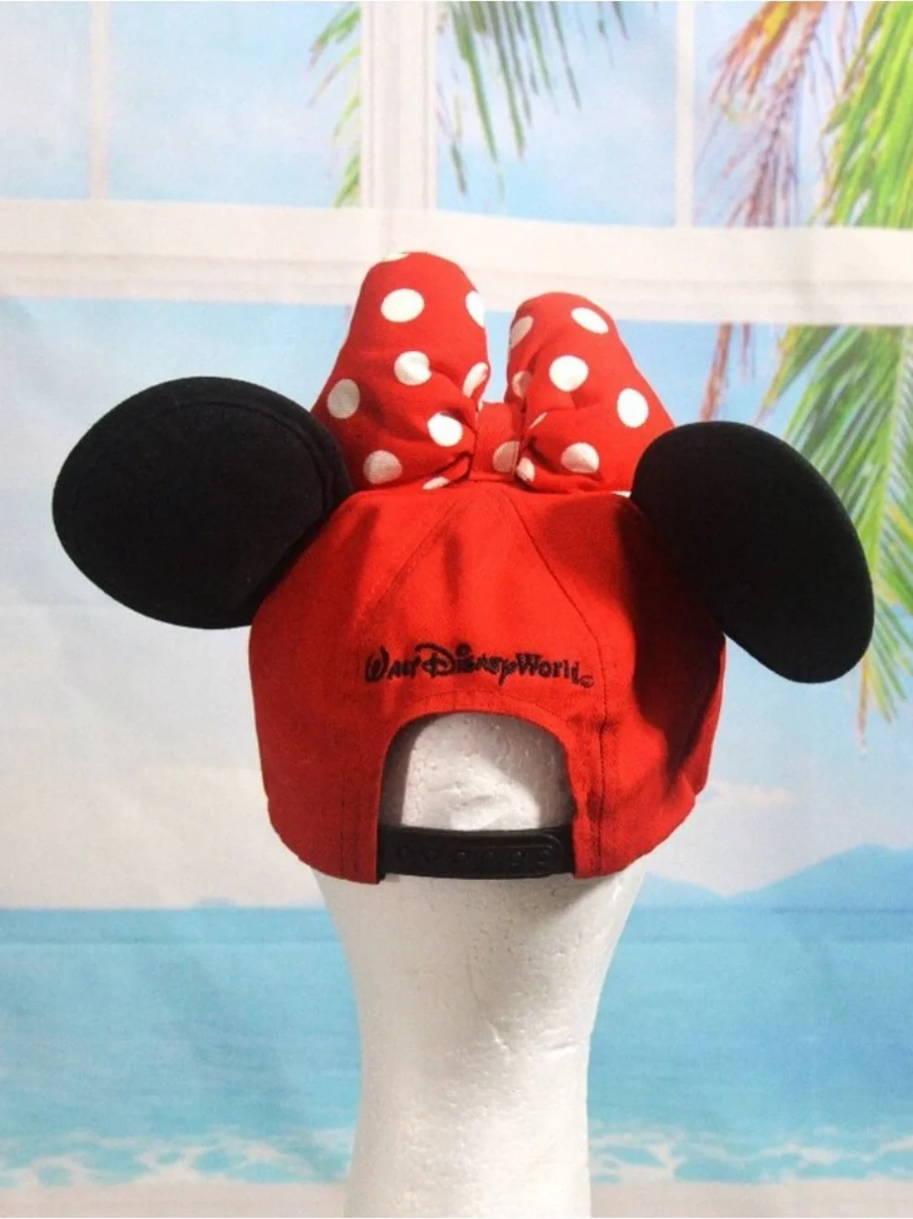 MINNIE MOUSE BASEBALL CAP with EARS YOUTH DISNEY PARKS